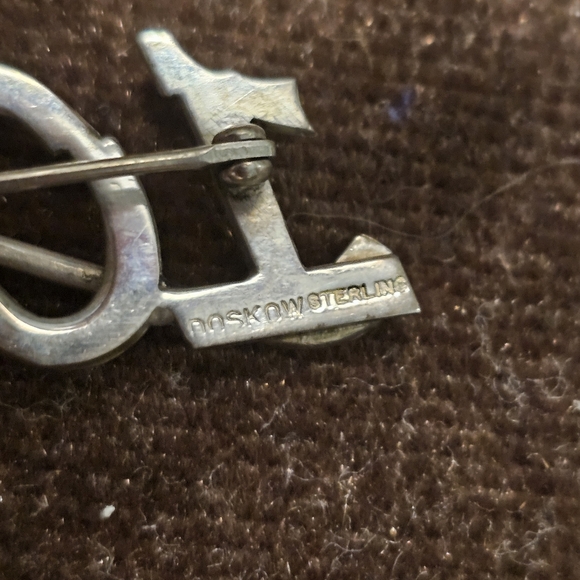 Vtg Brooch Pin Jewelry Lot Sterling Pewter Golf Theme - Picture 12 of 12